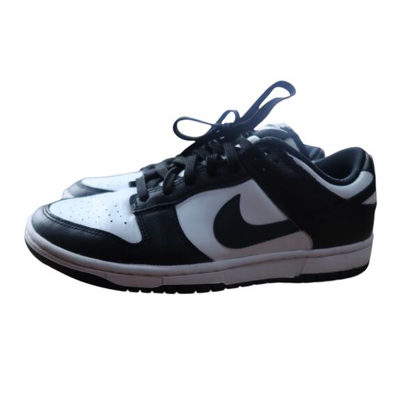 Nike Dunk Low White Black Women's Sneakers 9 - Picture 4 of 10